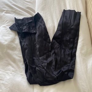 Gucci black satin pants